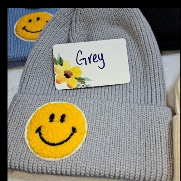 Melody Beanies Smiley Face, Various colors available GREAT GIFT IDEA ADO… - Picture 1 of 16
